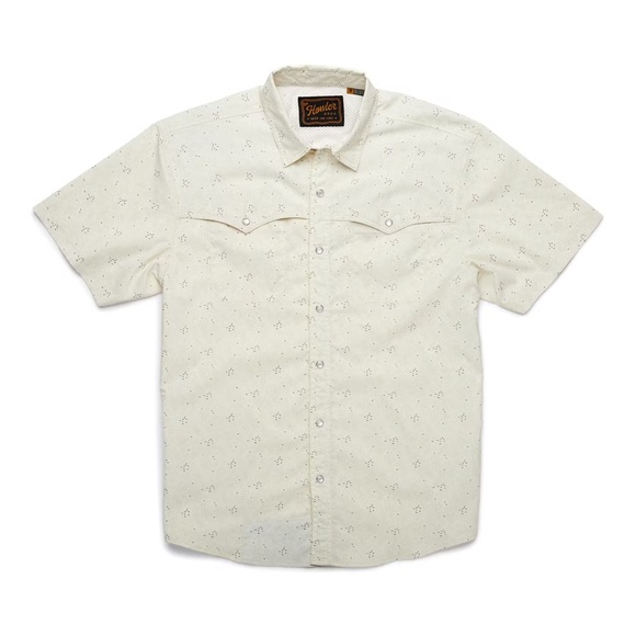 HOWLER BROTHERS- Open Country Tech Short Sleeve Pearl Snap Shirt  Mens XL - Picture 7 of 7